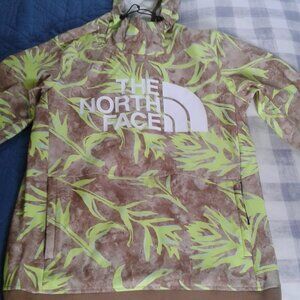 Green & Tan-Excellent condition North Face techno hoodie pullover - Outerware XS